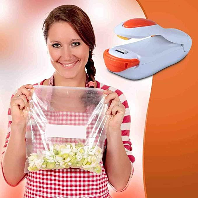 SealEase™ Smart Bag Sealer – Portable Heat Sealing Machine for Food Storage