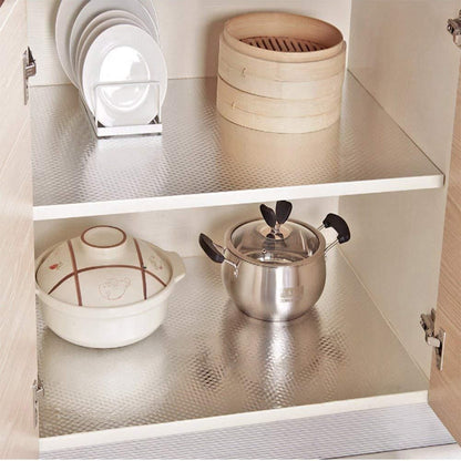 ShieldWrap™ Kitchen Foil Sticker – Waterproof & Oil-Proof Aluminum Backsplash (2 Rolls, 2 Meters Each)