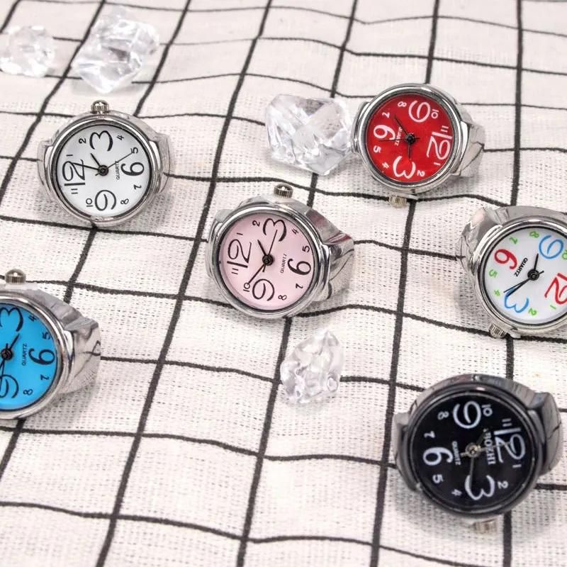 TimelessRing™ Analog Quartz Finger Watch – Stylish & Adjustable Ring Watch for Men & Women