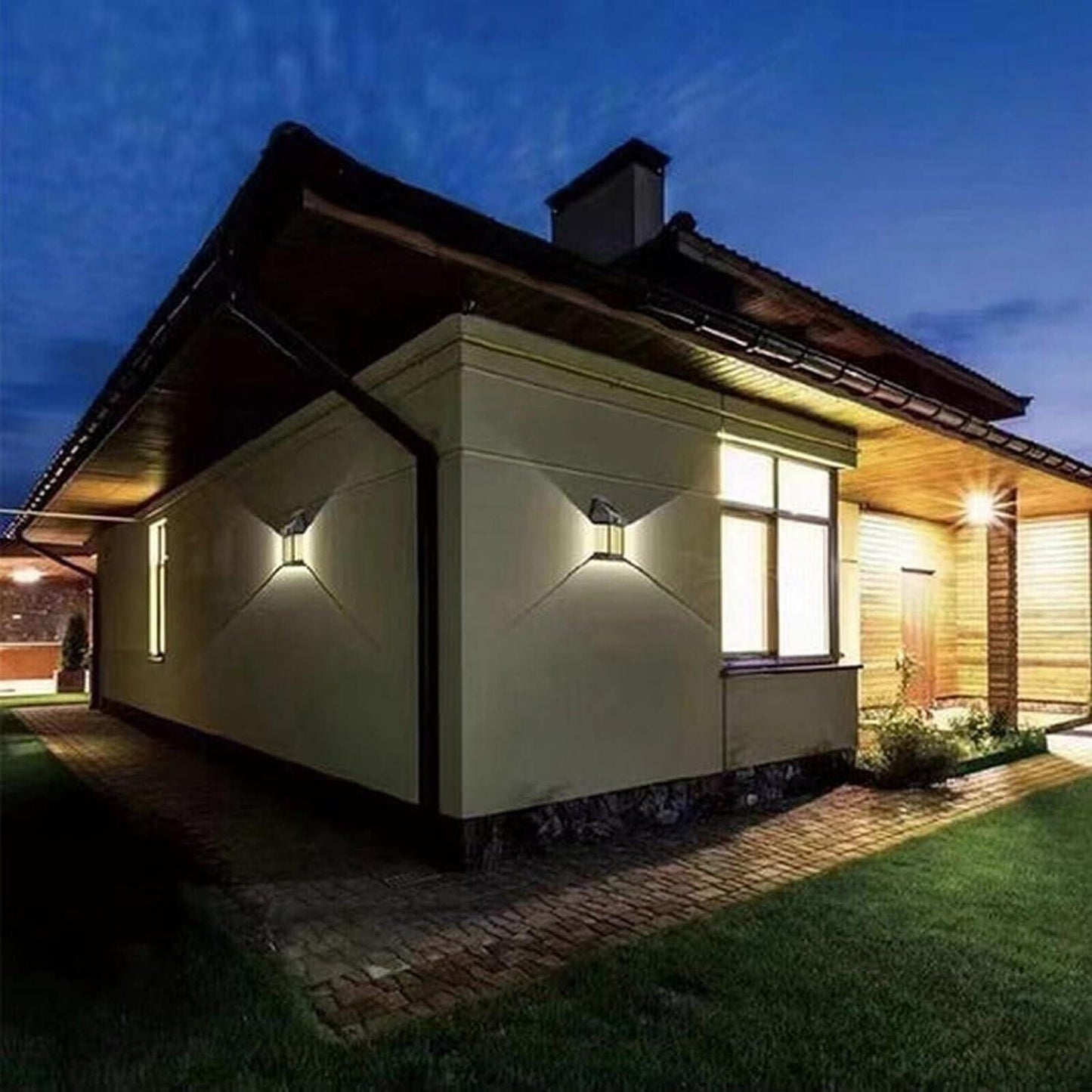 SolarGlow™ Outdoor Wall Light – Brighten Your Nights with Solar Power