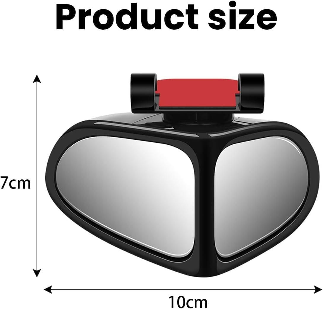 ClearView™ Adjustable Car Auxiliary Rearview Mirror – Wide-Angle Blind Spot Mirror