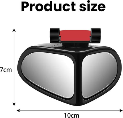 ClearView™ Adjustable Car Auxiliary Rearview Mirror – Wide-Angle Blind Spot Mirror