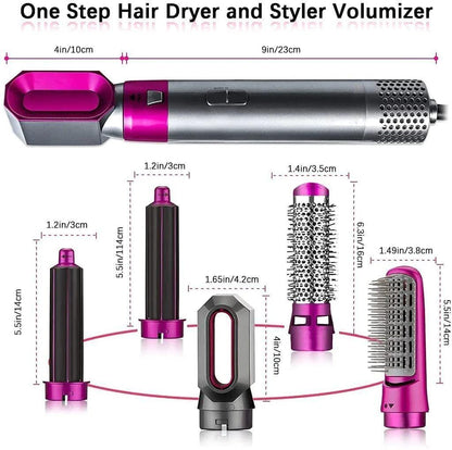 LuxeStyler 5-in-1 Hair Dryer & Styling Tool – Ultimate Hot Air Comb