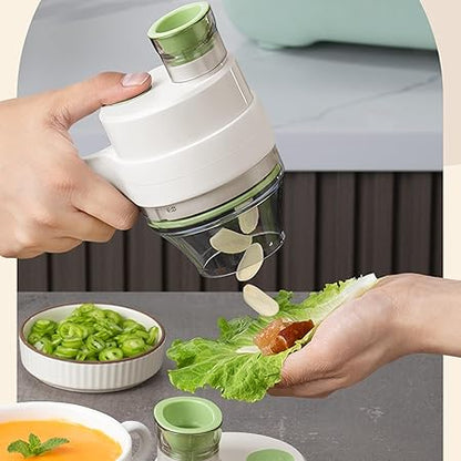 ChopEase™ 4-in-1 Wireless Handy Electric Vegetable Chopper – Portable Food Processor