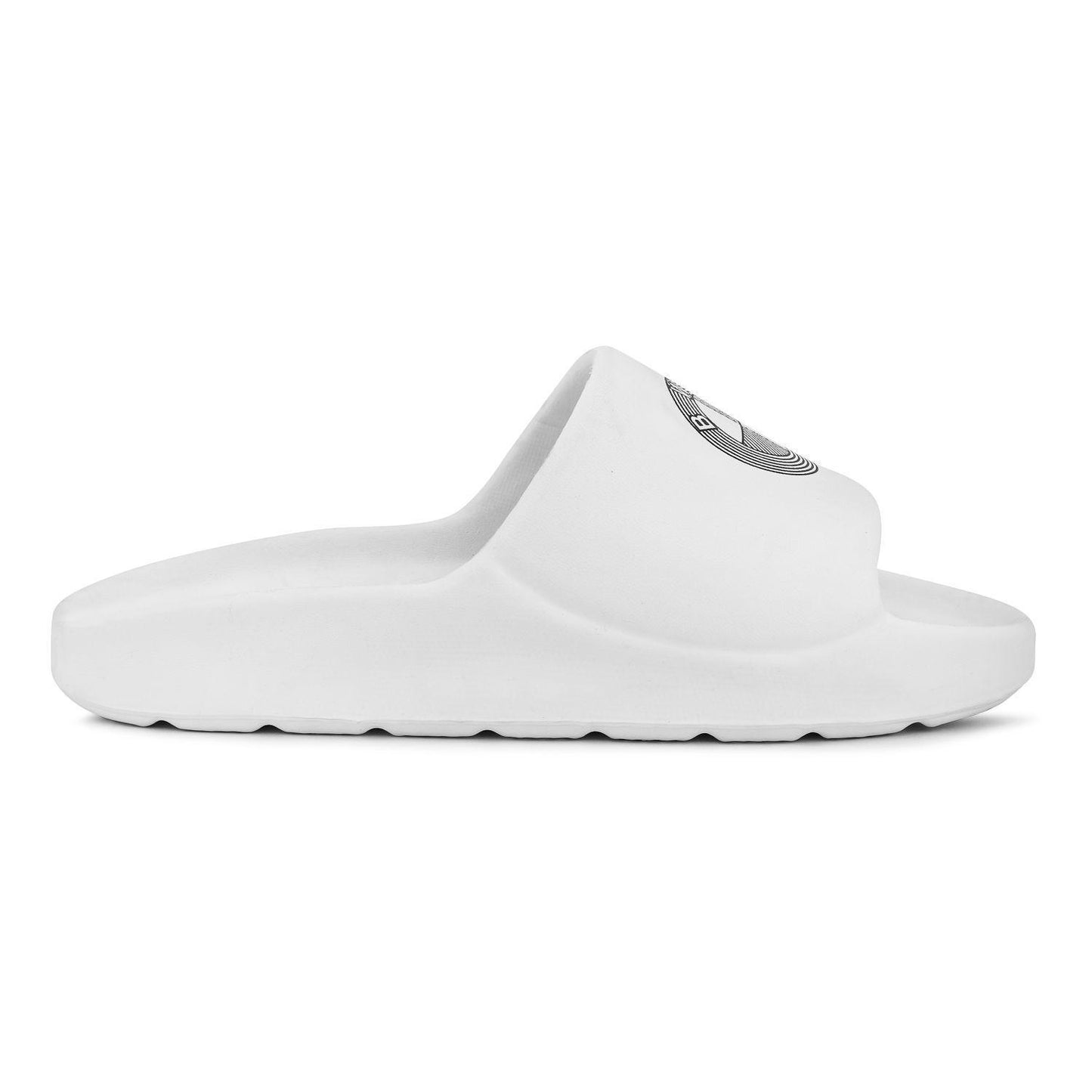 TurboGlide™ Men's Luxury White Slide Sandals – Ultimate Comfort & Style
