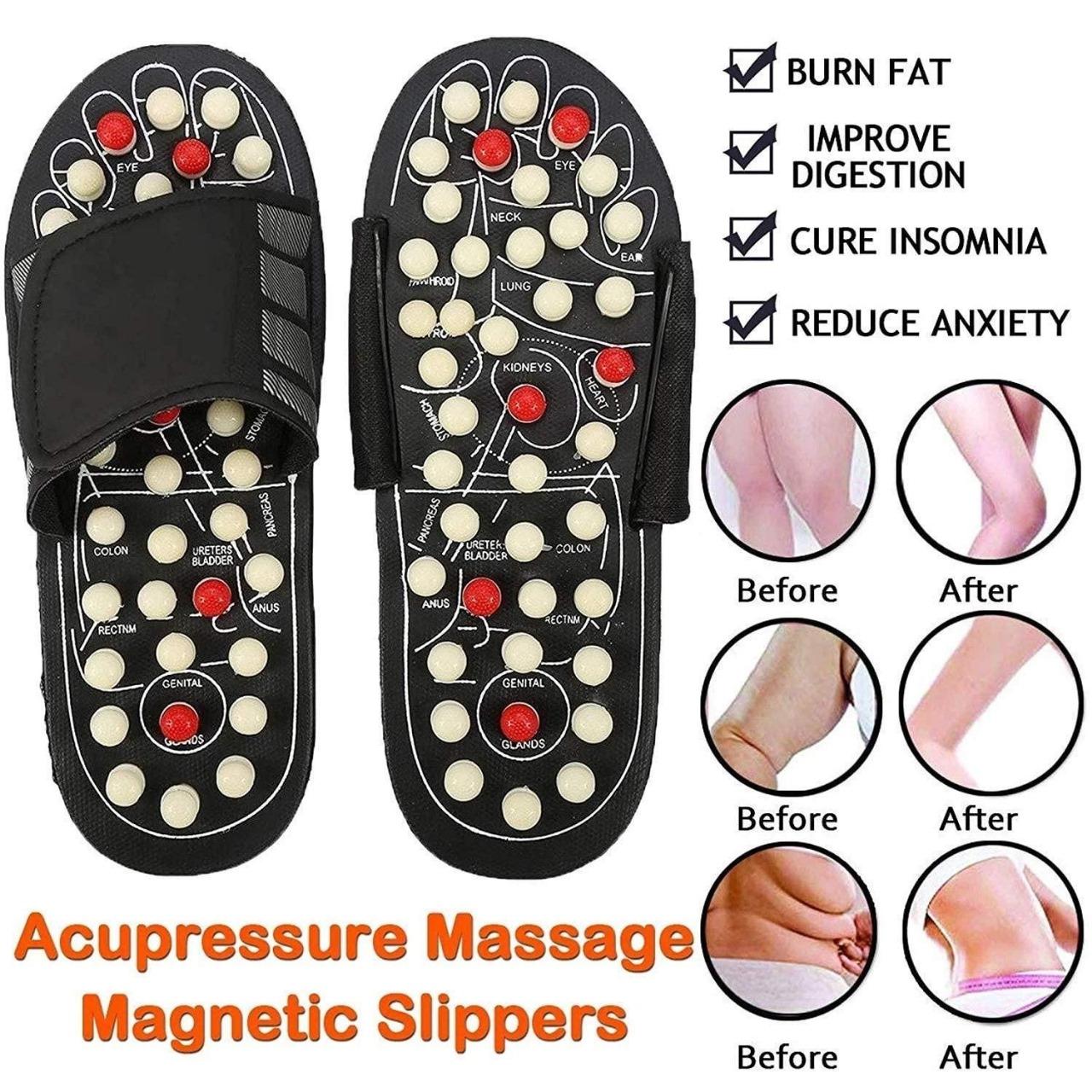 VitalStep™ Acupressure Slippers – Magnetic Therapy for Full-Body Wellness