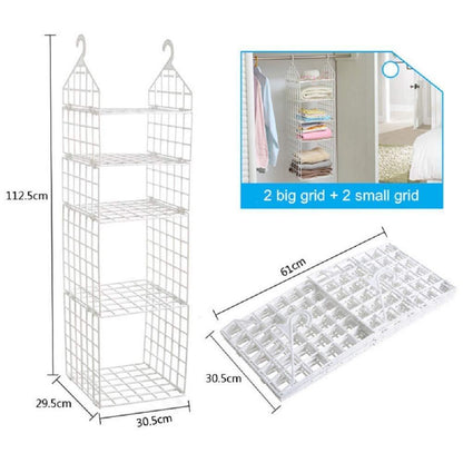SpaceMax 5-Layer Folding Hanging Clothes Organizer