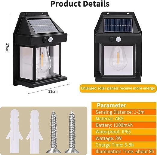 SolarGlow™ Outdoor Wall Light – Brighten Your Nights with Solar Power