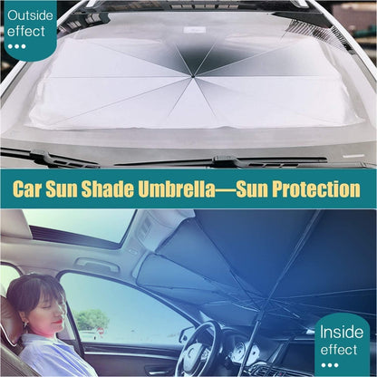 SunGuard™ Car Windshield Umbrella – Instant Heat & UV Protection