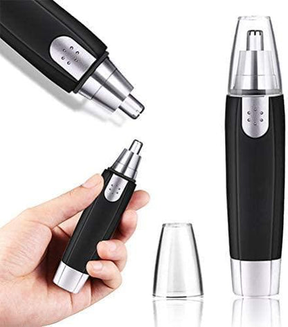 TrimEase™ Battery-Powered Nose & Ear Hair Trimmer – Painless, Precise & Effortless Grooming