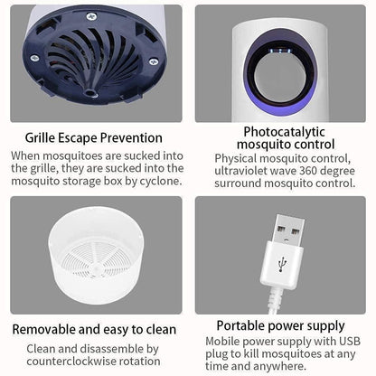 ZapGuard™ LED Mosquito Killer Lamp – Silent, Safe & Effective Insect Trap