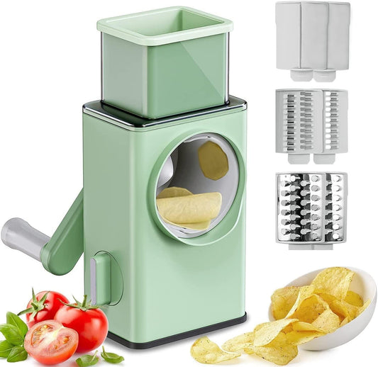 SwiftGrate™ Manual Vegetable Grater – Effortless Slicing & Shredding for Your Kitchen