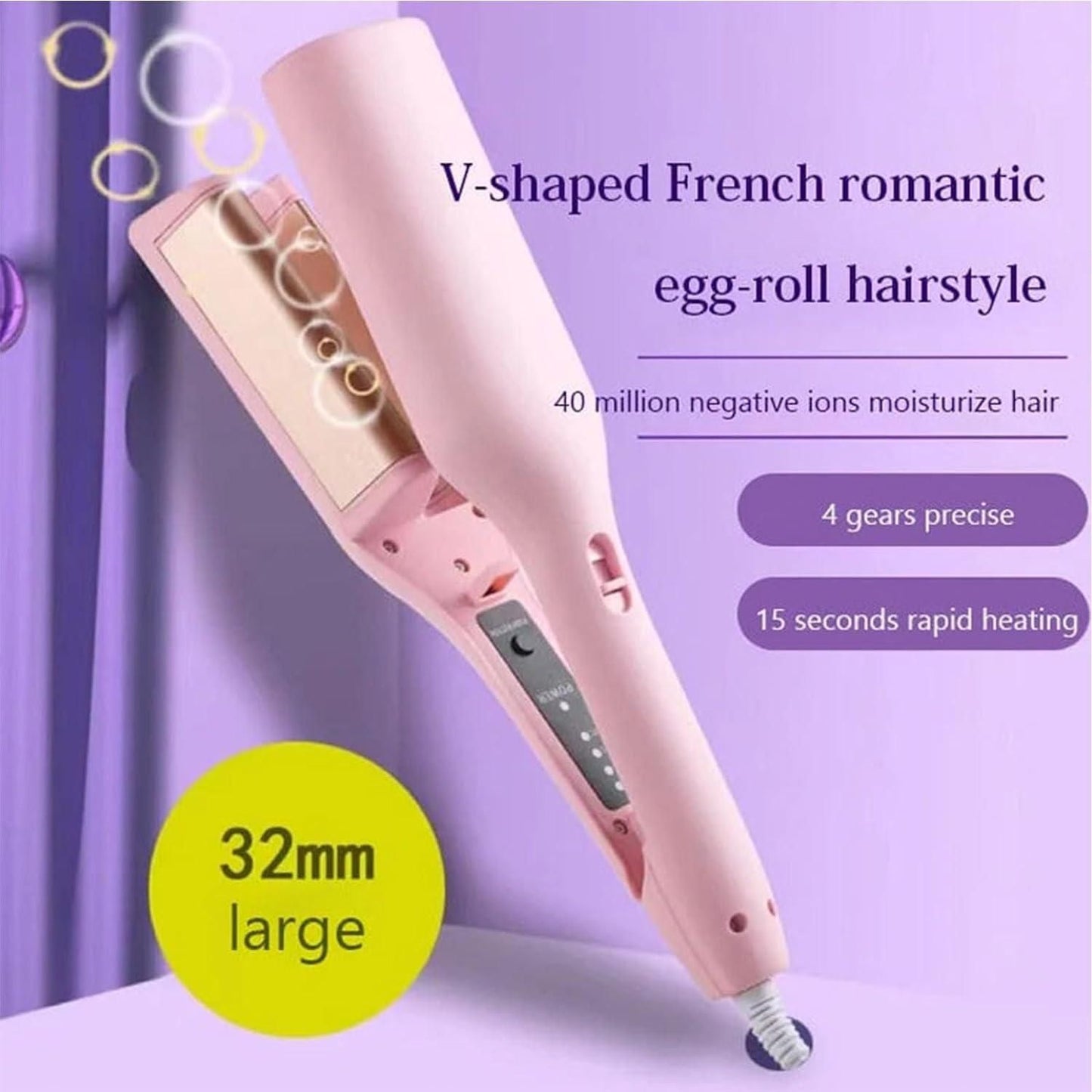 GlamWave Egg-Roll Curling Iron