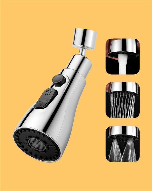 AquaFlow 3-Modes Adjustable Kitchen Sink Faucet Nozzle