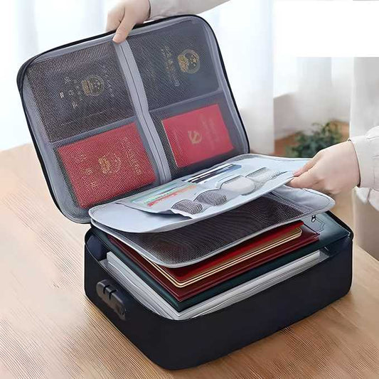 SecureGuard™ Waterproof Document Organizer – Ultimate Protection for Your Important Files