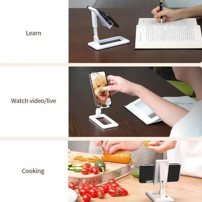 FlexiHold™ Foldable & Adjustable Mobile Phone & Tablet Stand – Ergonomic Desktop Holder