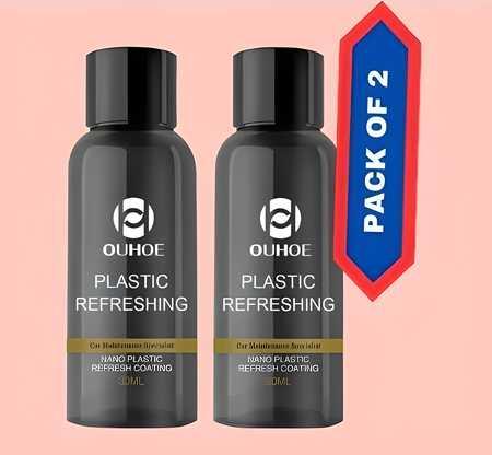 PlastiRenew™ Ultimate Plastic Restorer – Shine & Protect in Minutes! (Pack of 2)