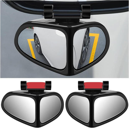 ClearView™ Adjustable Car Auxiliary Rearview Mirror – Wide-Angle Blind Spot Mirror