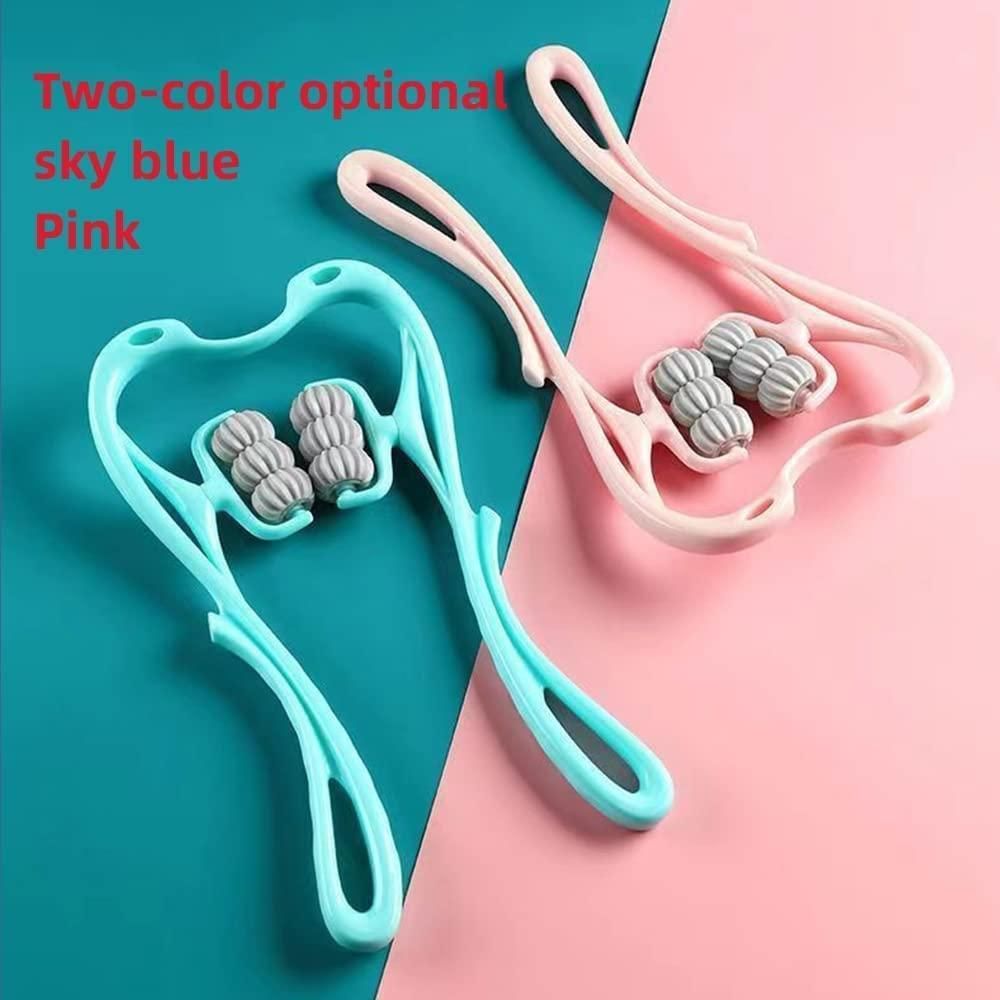 RelaxaNeck™ 6-Wheel Dual Pressure Point Cervical Neck Massager – Instant Pain Relief & Relaxation