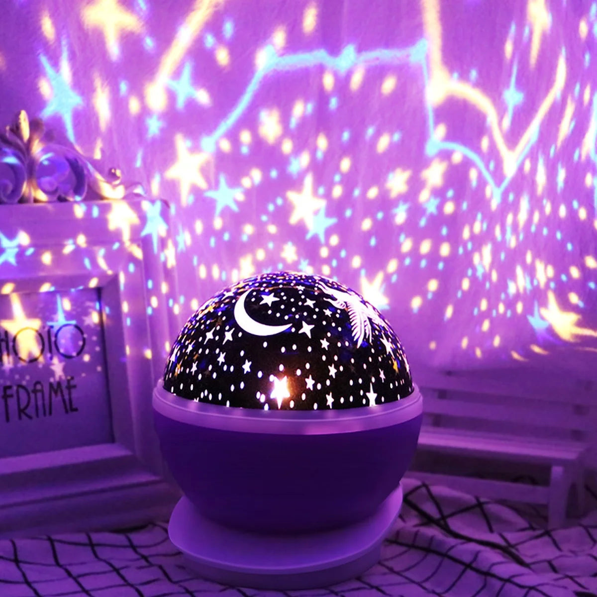 StarryGlow™ Star Projector Night Light – Create a Magical Nighttime Ambience