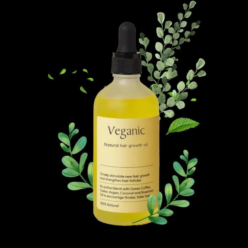 GrowVega™ Vegan Hair Growth Oil – Boost Hair Regrowth & Strength Naturally (Pack of 2)