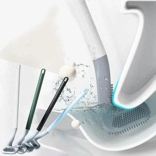 FlexiClean™ 360° Silicone Toilet Brush Set – Deep Cleaning, No Dead Ends! (Pack of 2)