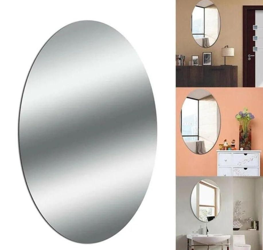 ReflectEase™ Oval & Square Shape Mirror Combo – Premium Wall & Tabletop Decor (Pack of 2)