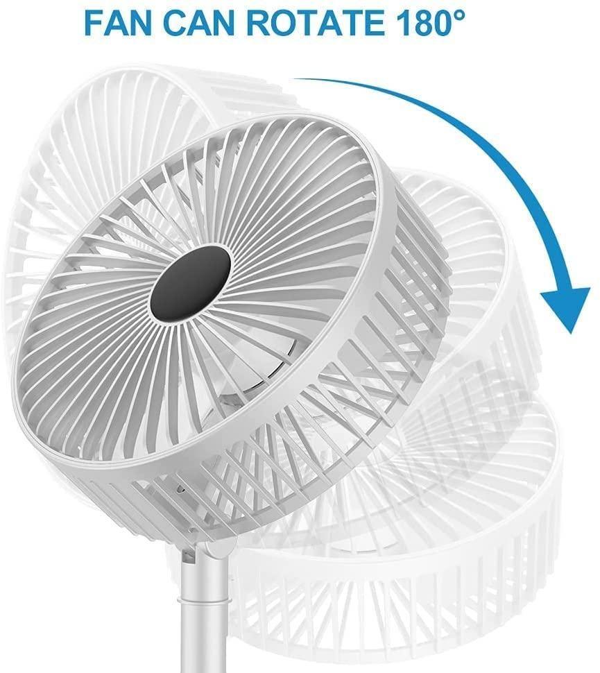 BreezeMax™ Rechargeable High-Speed Table Fan – Stay Cool Anywhere