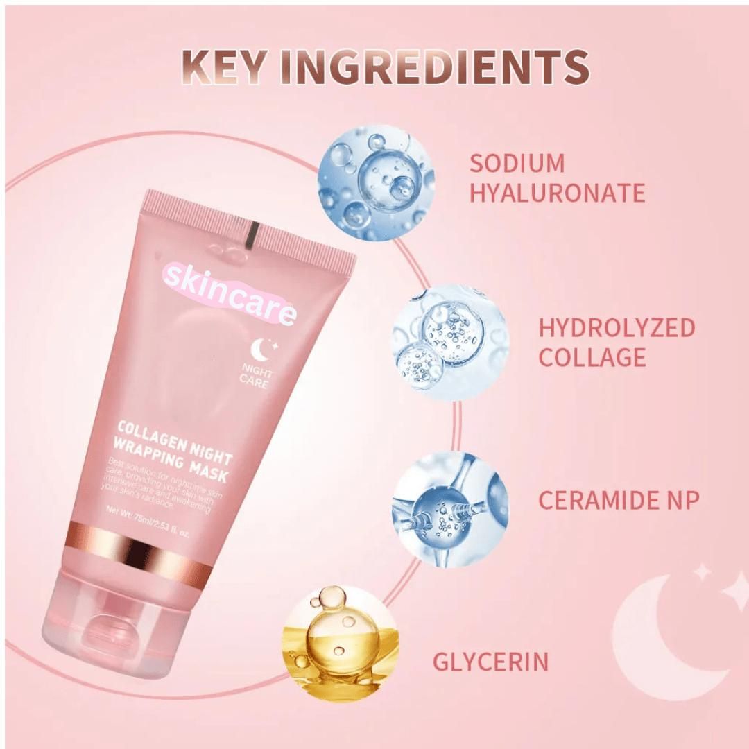 Instant Glow Collagen Night Wrapping Peel-Off Mask