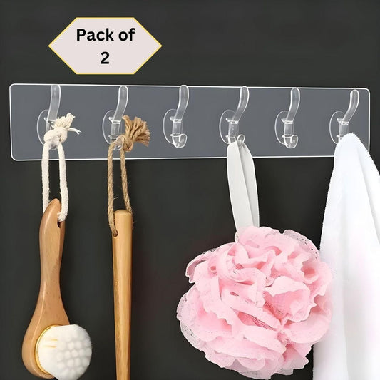 StrongGrip™ Wall Hanger Hooks – Heavy-Duty, Damage-Free Storage (Pack of 2)