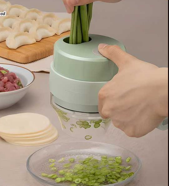 ChopEase™ 4-in-1 Wireless Handy Electric Vegetable Chopper – Portable Food Processor