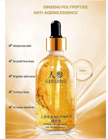 GlowRegen™ Ginseng Gold Polypeptide Anti-Ageing Serum – Youthful Radiance in Every Drop
