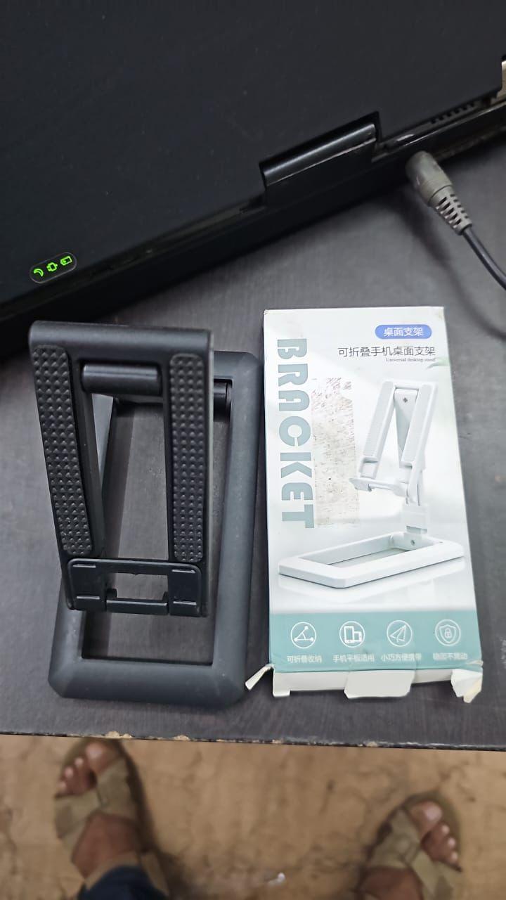 FlexiHold™ Foldable & Adjustable Mobile Phone & Tablet Stand – Ergonomic Desktop Holder