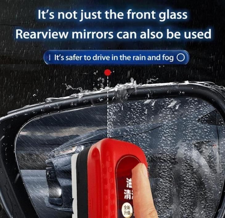 ClearView™ 2-in-1 Glass & Mirror Cleaner – Drive Safely in Rain & Fog