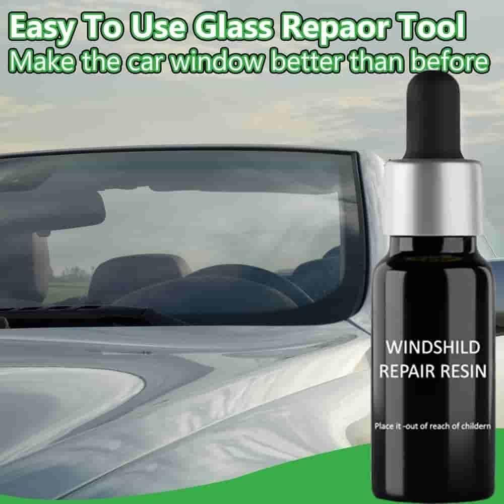 CrackFix™ Windshield Glass Repair Kit – Instantly Fix Chips & Cracks