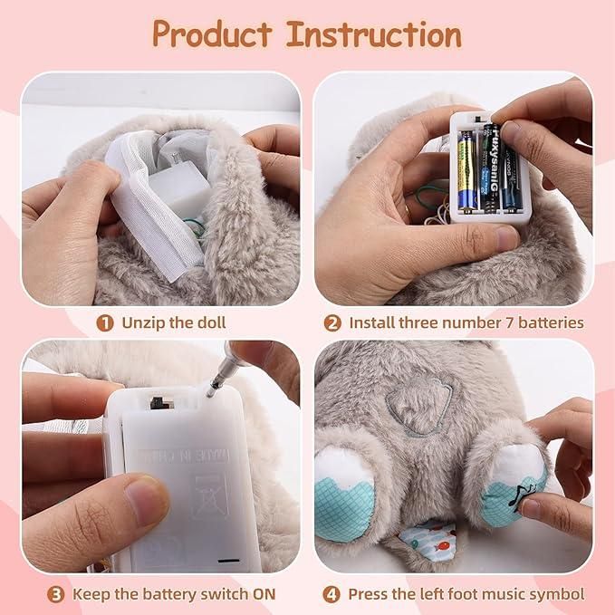 SleepBuddy™ Baby Sound Machine & Breathing Otter – Portable Plush Soothing Toy