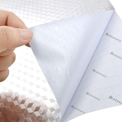 ShieldWrap™ Kitchen Foil Sticker – Waterproof & Oil-Proof Aluminum Backsplash (2 Rolls, 2 Meters Each)