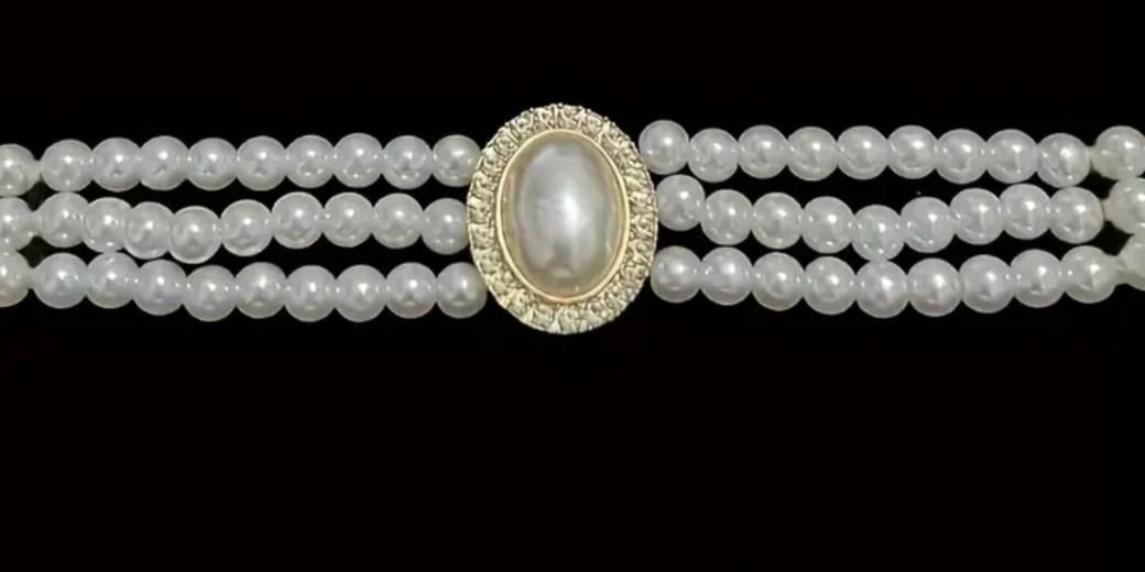 Elegant Artificial Pearl Necklace