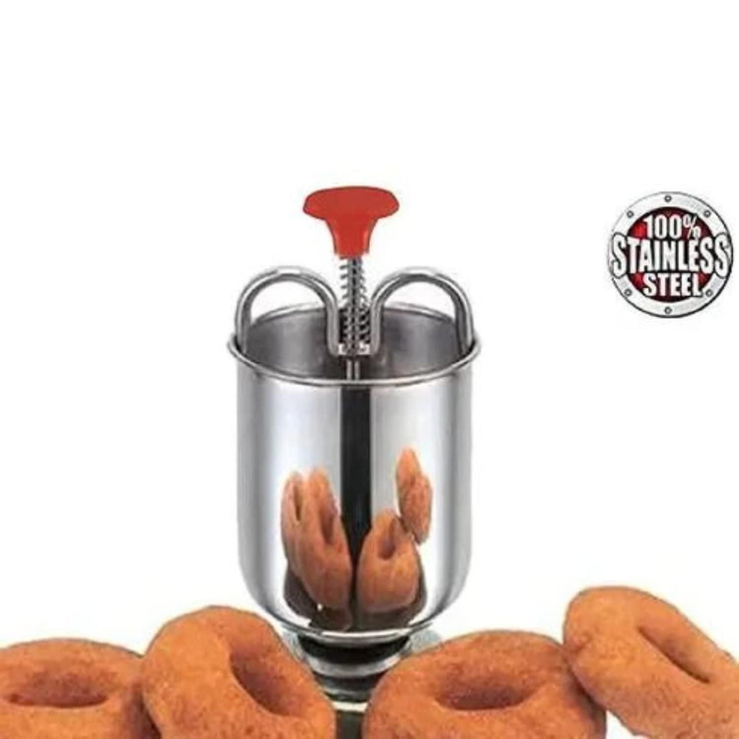 VadaMaster™ Stainless Steel Medu Vada Maker – Effortless Homemade South Indian Vadas