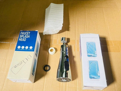 AquaFlow 3-Modes Adjustable Kitchen Sink Faucet Nozzle