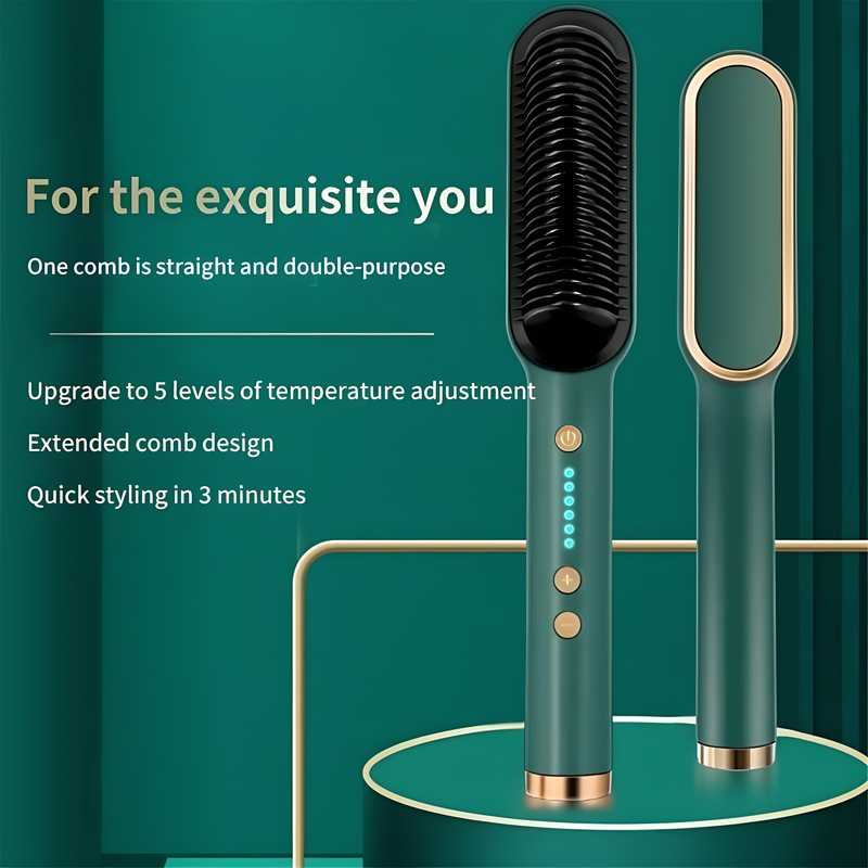 SleekStyler™ 3-in-1 Hair Straightener, Curler & Comb – Fast & Frizz-Free Styling