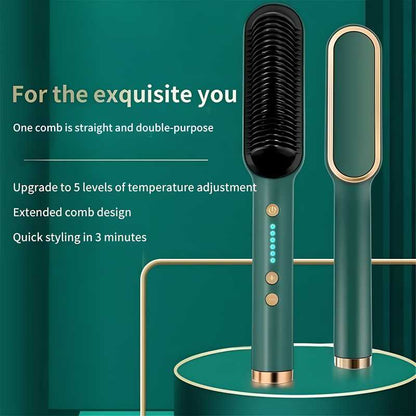 SleekStyler™ 3-in-1 Hair Straightener, Curler & Comb – Fast & Frizz-Free Styling