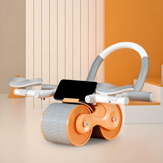 CoreBurner™ Ab Roller Pro – Full Body Home Workout Roller with Resistance & Knee Mat