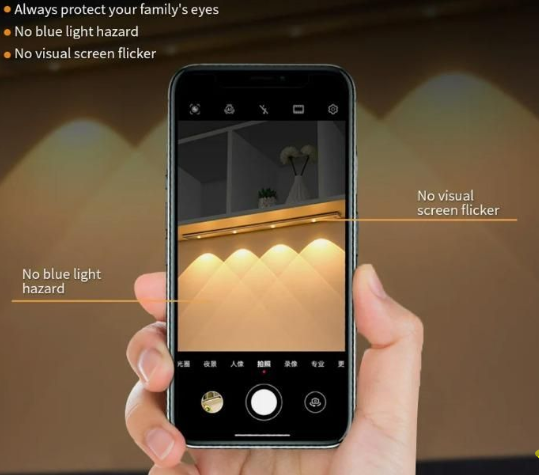 LumiSense™ LED Motion Sensor Cabinet Light – USB Rechargeable & Wireless