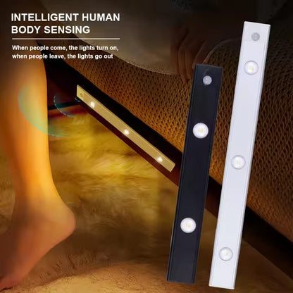 GlowLite By Ankaa,USB Rechargeable LED PIR Motion Sensor Cabinet Light