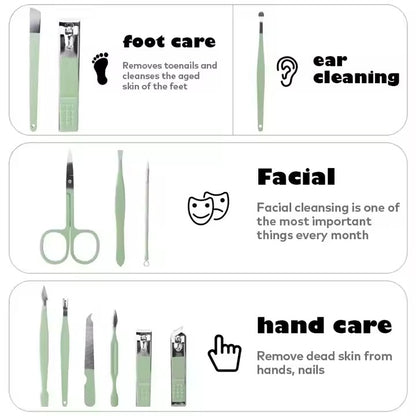 GlamCare By Ankaa, 16-in-1 Manicure & Pedicure Professional Grooming Kit–Unisex Beauty Care