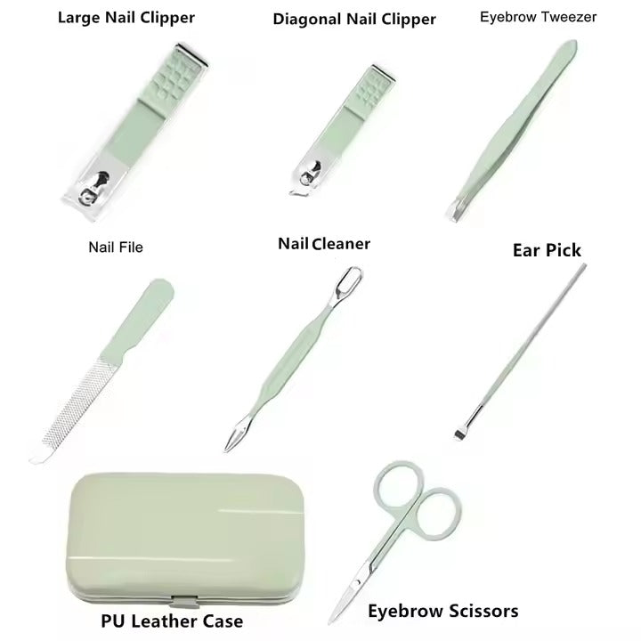 GlamCare By Ankaa, 16-in-1 Manicure & Pedicure Professional Grooming Kit–Unisex Beauty Care