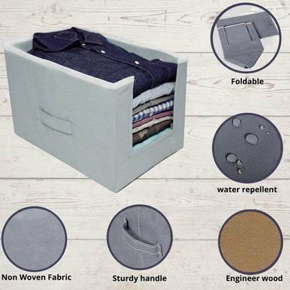 SmartFold Stackable Cloth Organizer – Space-Saving Wardrobe Solution