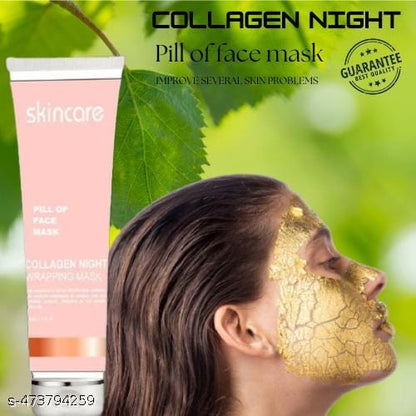 GlowLift™ Collagen Night Wrapping Peel-Off Mask – Deep Hydration & Wrinkle Reduction
