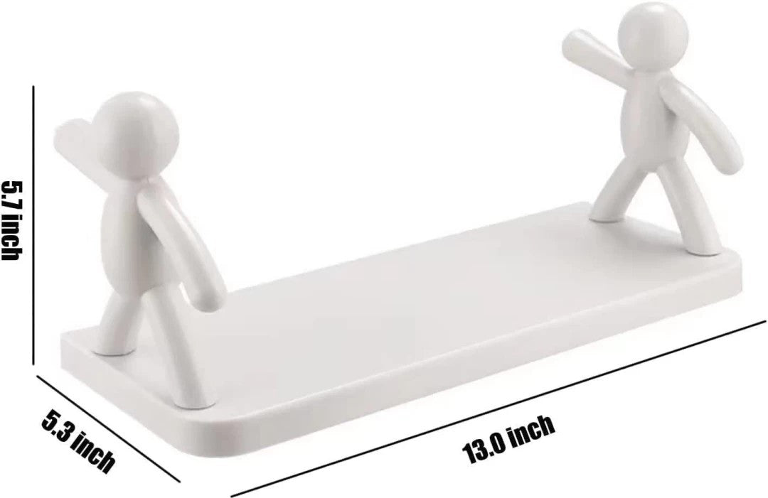StickBuddy™ Wall Hanging Storage Shelf – No-Drill, Heavy-Duty Organizer for Bathroom & Kitchen